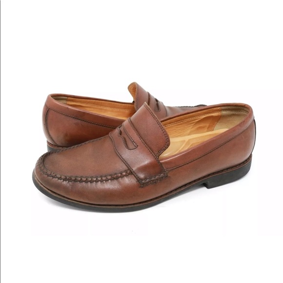 Johnston & Murphy Other - Johnston Murphy Brown Sheepskin Leather Loafer